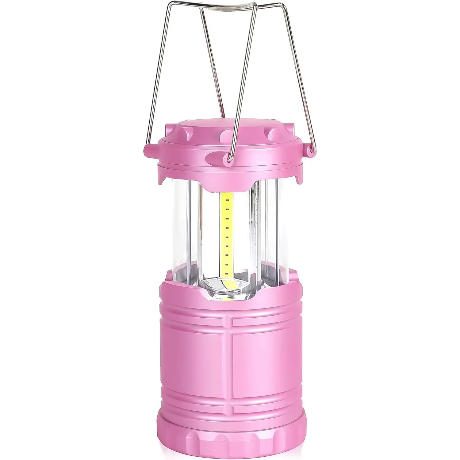 LED Pink Camping Lanterns, Portable Camping Lights, Outdoor Handled Lamps, Essential Emergency Lights for Power Outages, Hiking, Hurricane
