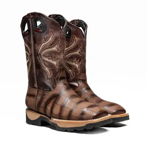 King welt PRO PREDATOR Pull Up Leather Work Boots Lightweight Dual Density Sole