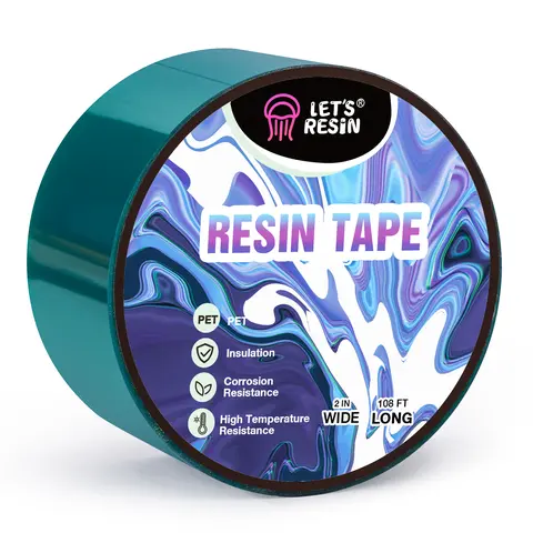 2Inch Wide x 108FT Long Resin Tape,Thermal Adhesive Tape,High-Temperature Heat Insulation, Easy Peel, Release Resin Tape for Epoxy Resin Molding, River Tables,Remove Residue LET'S RESIN