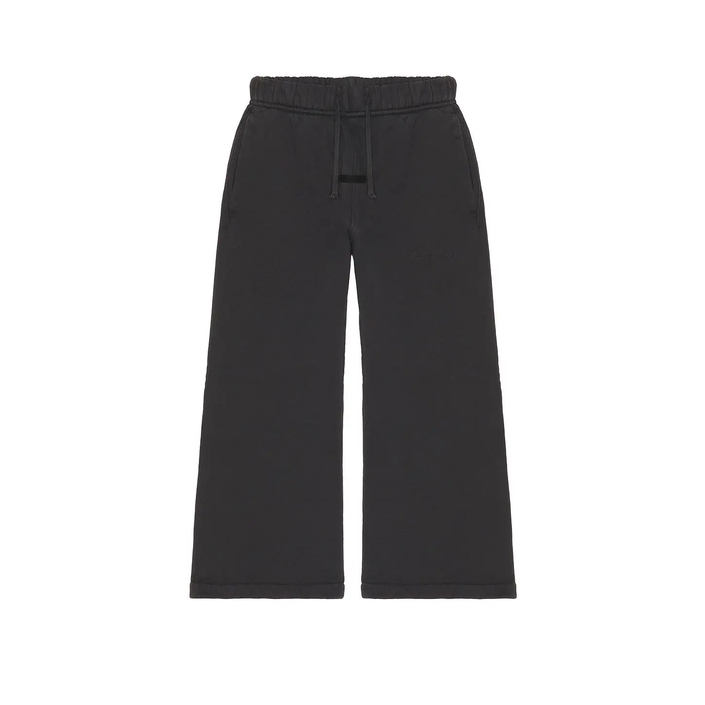Fear of God ESSENTIALS Kids Signature Flare Sweatpant in Faded Black