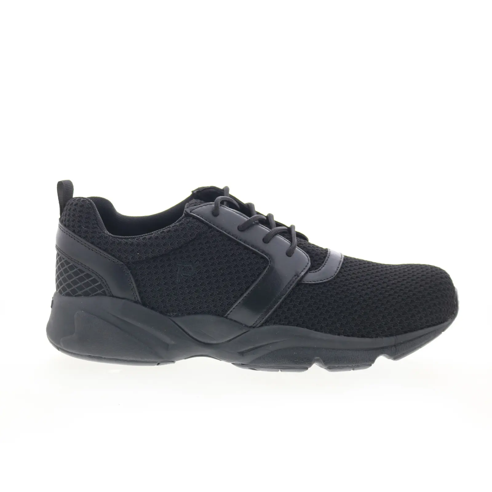 Propet Stability X MAA012MBLK Mens Black Narrow Lifestyle Sneakers Shoes