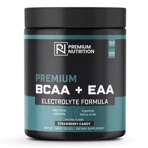 BCAA Electrolyte Powder | Lemon Lime Amino Drink Mix hydrate formula Free
