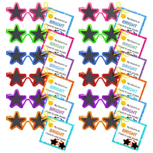 24/48Pcs Kids Graduation Party Sunglasses Preschool Student Class Present with Blessing Cards Kindergarten Graduation Favors for Graduation Party Ceremony Wedding Birthday End of The Year Class Gift Exchange