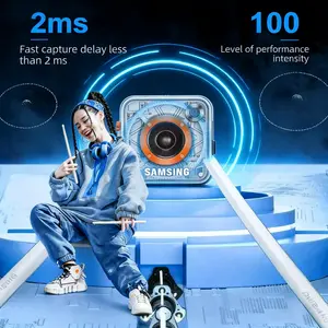 Electronic Air Drum Set with 2 Drumsticks, 2 Pedals, Bluetooth-compatible Speaker, 8 Sound Effects, Portable Drum Kit for Practice, Performance, Gift, Drum Pad, Percussion Instrument