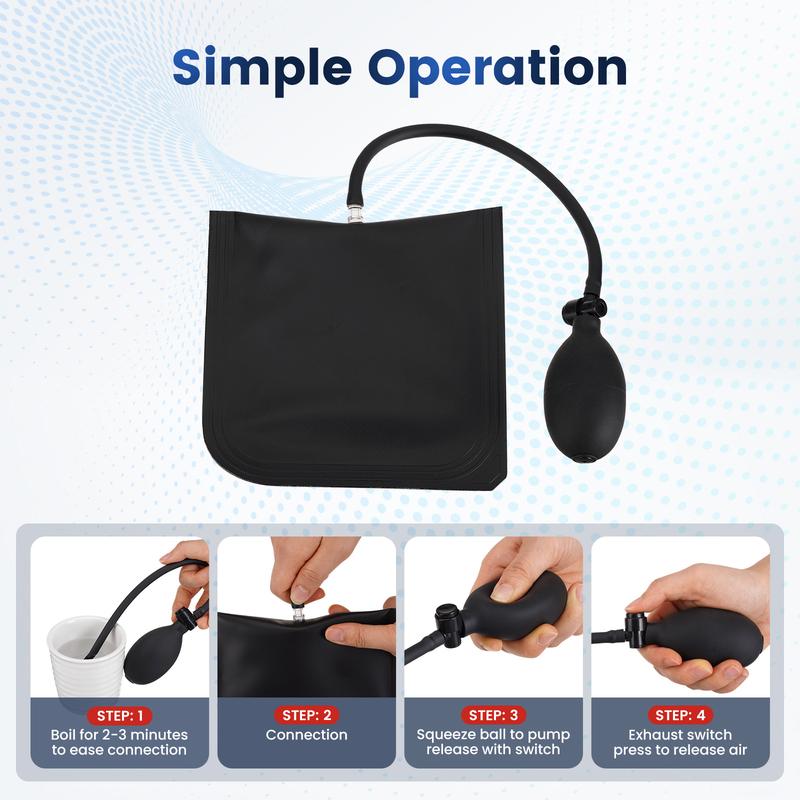 Universal 13 PCS Emergency Car Unlock Tool Set, Car Repair Tool Kit,with Air Wedge Bag & 59" Long Reach Grabber for Cars & Trucks