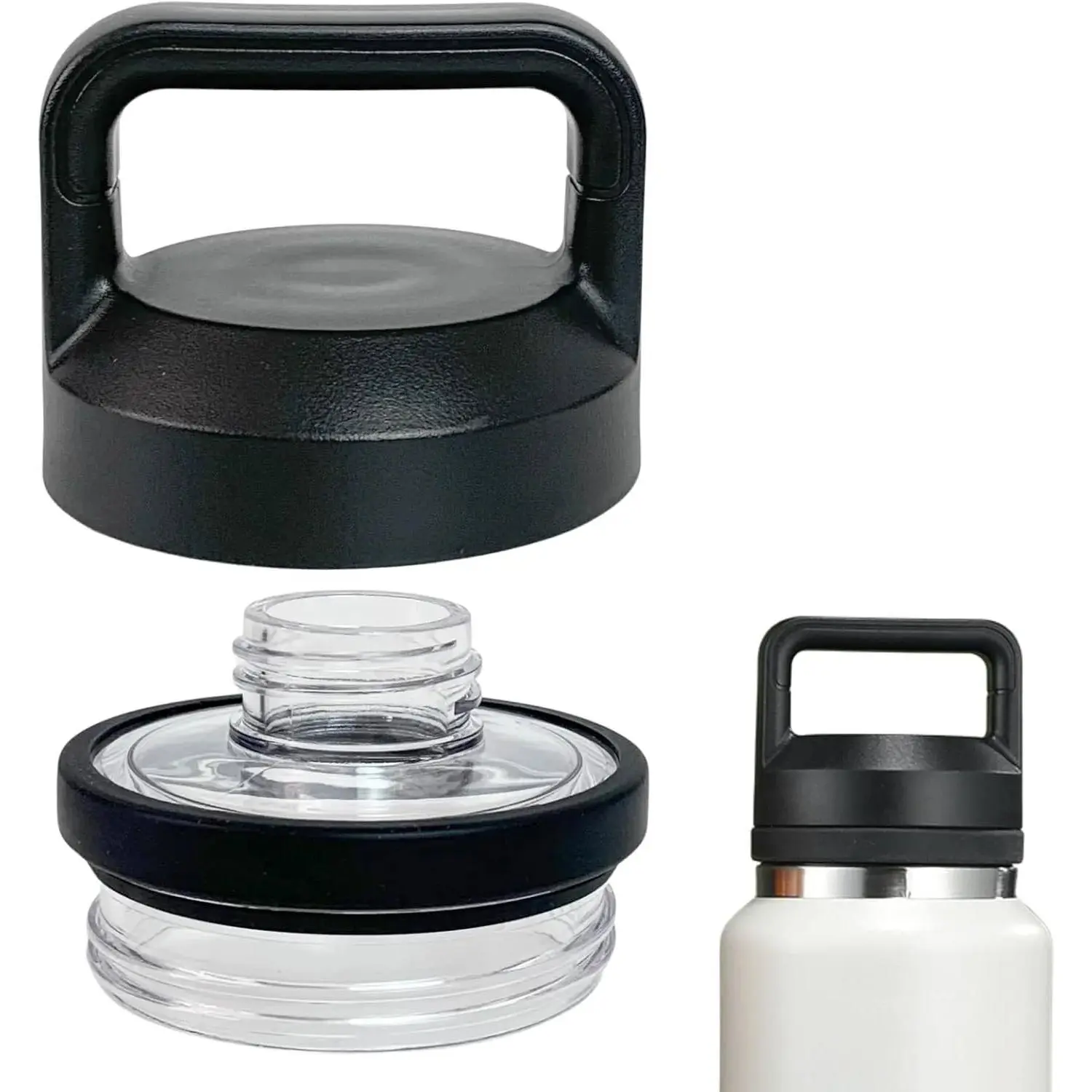Chug Cap Compatible with YETI Rambler Bottle, Chug Replacement Lid  Compatible with YETI 18/26/36/46/64 OZ Rambler Bottles Parts Accessories, Dishwasher  Safe Drinkware Tumbler - TikTok Shop
