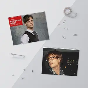 Criminal Minds 2026 Calendar with Spencer Reid Matthew Gray Gubler Character Poster TV Show Fan Gift Collectible Merchandise