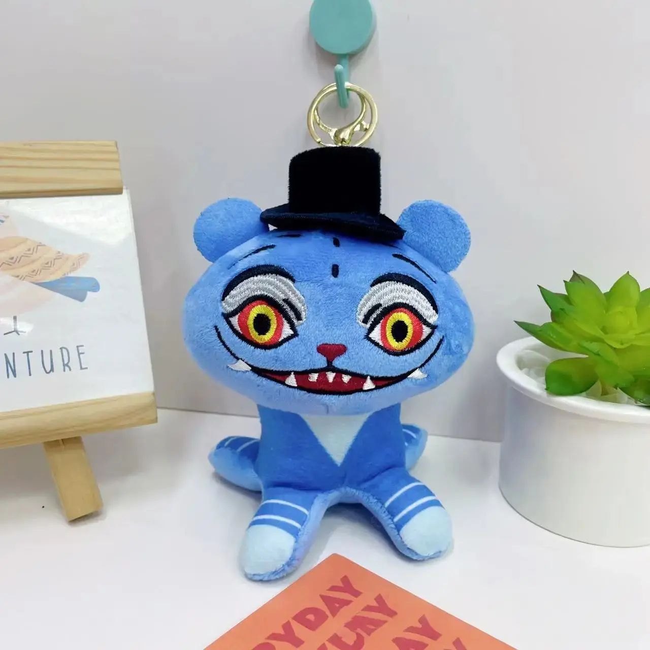 Backpack Charm Doll Gift Bag Decoration Plush Keychain Kawaii Christmas Present for Boys Girls, Cute Accessory for Kids' Bags