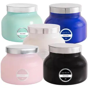 Capri Blue Volcano Scented Candles - Luxury Glass Jar Candles for Home Scented with Tropical Fruit & Sugared Citrus - Soy Wax Blend - Capri Blue Volcano Decor Pink - Ornaments