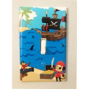 Pirate Light Switch Cover Plate