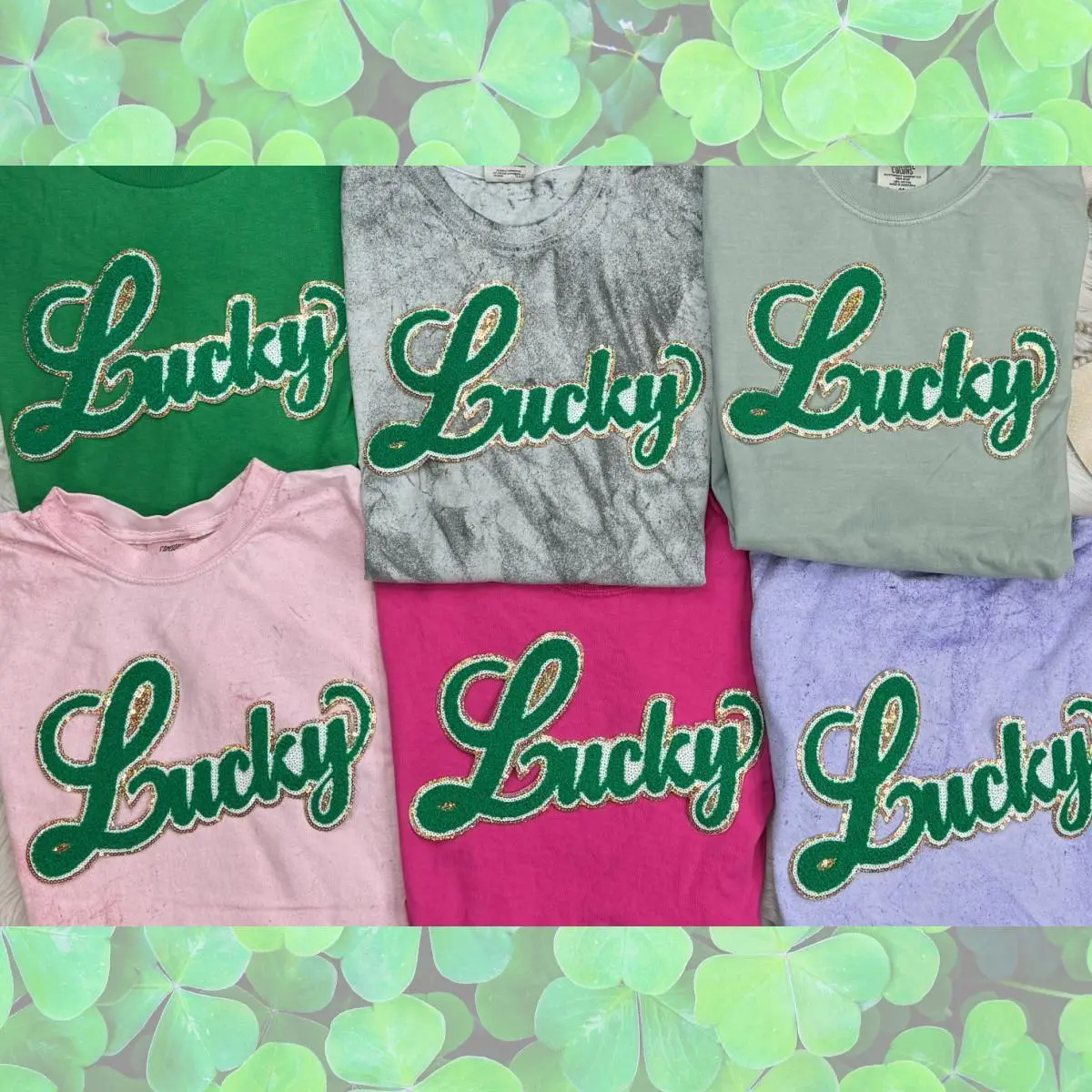 Lucky Chenille Patch
