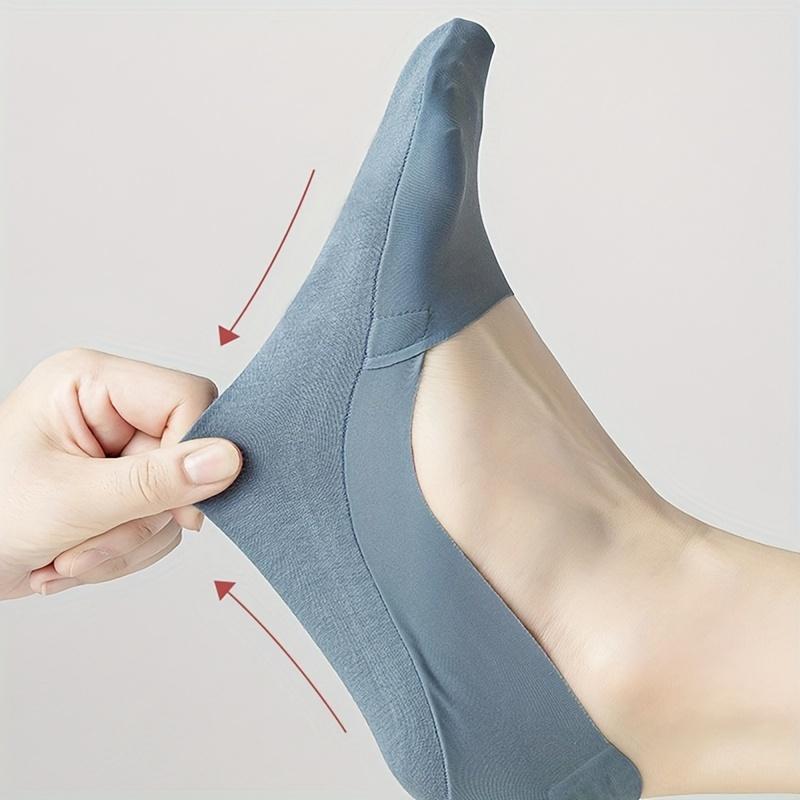10 Pairs No Show Socks Womens Low Cut Non Slip Invisible Liner Thin Silk Socks for Flats Loafers-Women's Lady Solid Color Summer Socks,Basic Lightweight Breathable Knit Socks,graduation gifts,birthday gifts,mother gifts,summer vibes