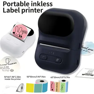 Portable label printers are suitable for small businesses, offices and homes. Wireless small label printers and portable thermal printer photo labels