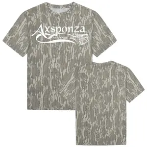Vintage Tree Bark Camo Tee, Axsponza Outdoors Graphic Shirt, Streetwear Camouflage Top, Distressed Nature Pattern T-Shirt, Unisex Outdoor Lifestyle Apparel