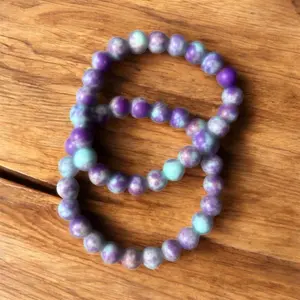 Purple Grace Beaded Bracelet