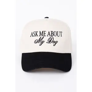 Ask Me About My Dog Black Trucker Hat SALE