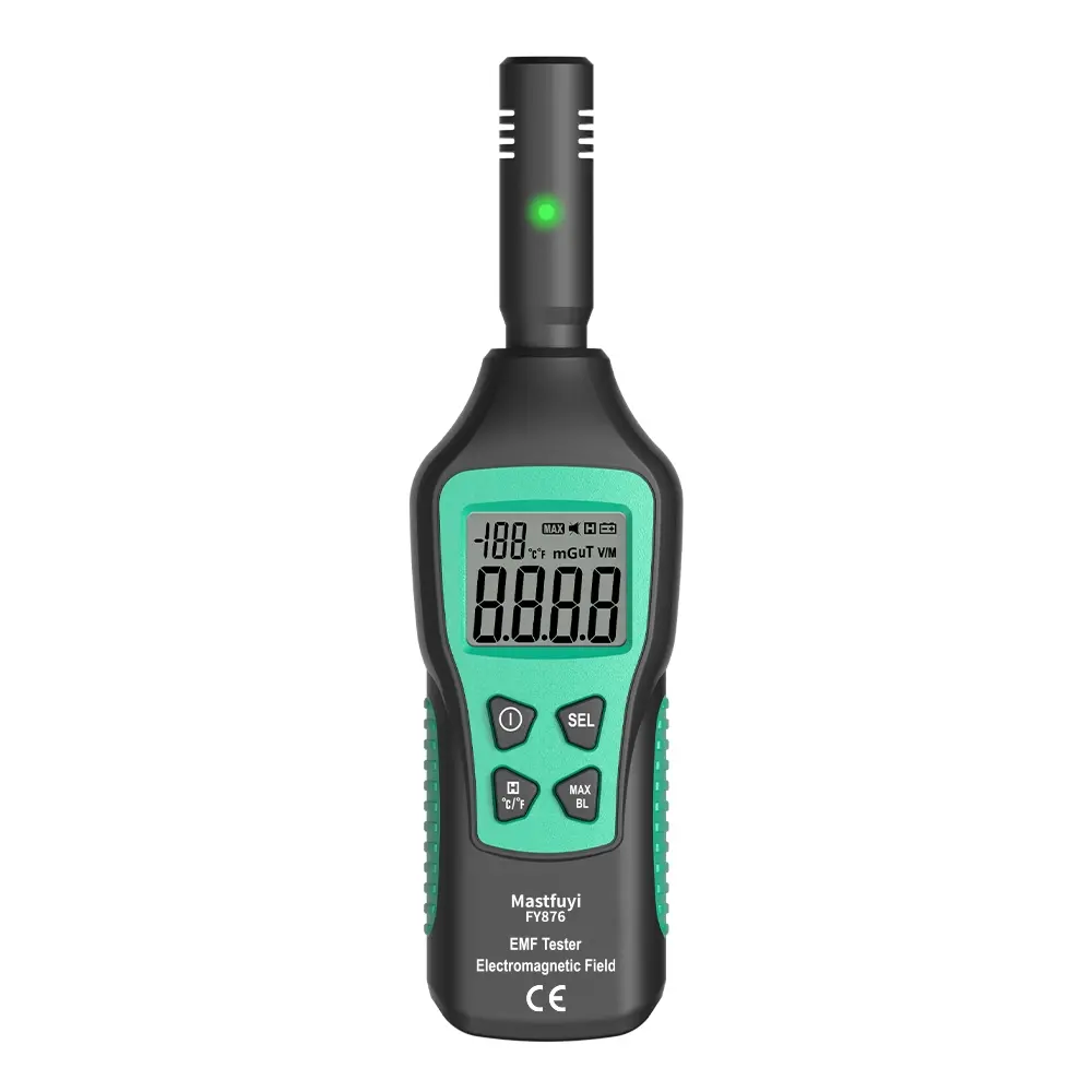 Fy876emf 3-In-1 Radiation Detector for Home and Office, Detects Ef, RF, Mf, WiFi Signals, Ideal for Ghost Hunting, Compact, Portable and Easy to Use