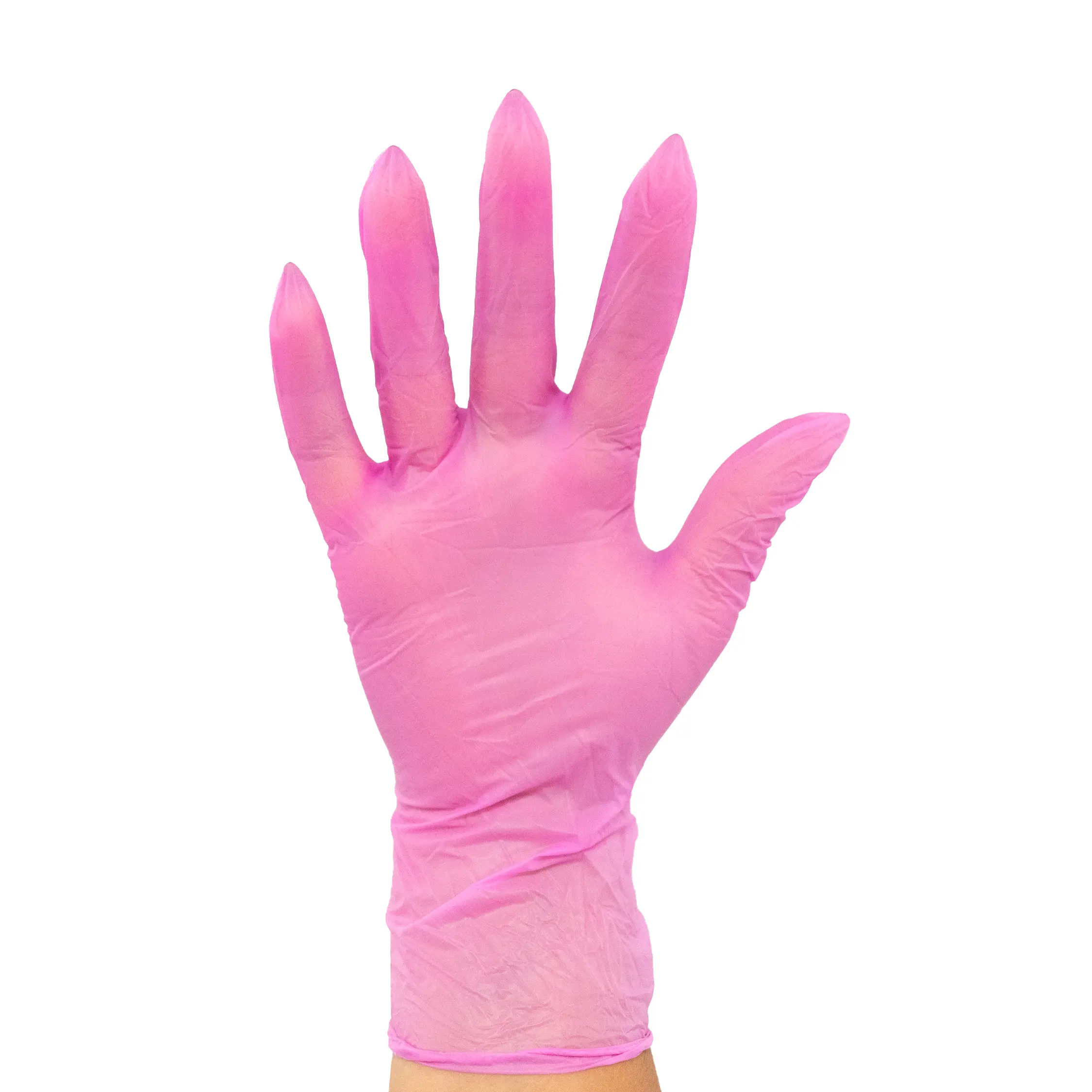 Pink Vinyl Disposable Gloves