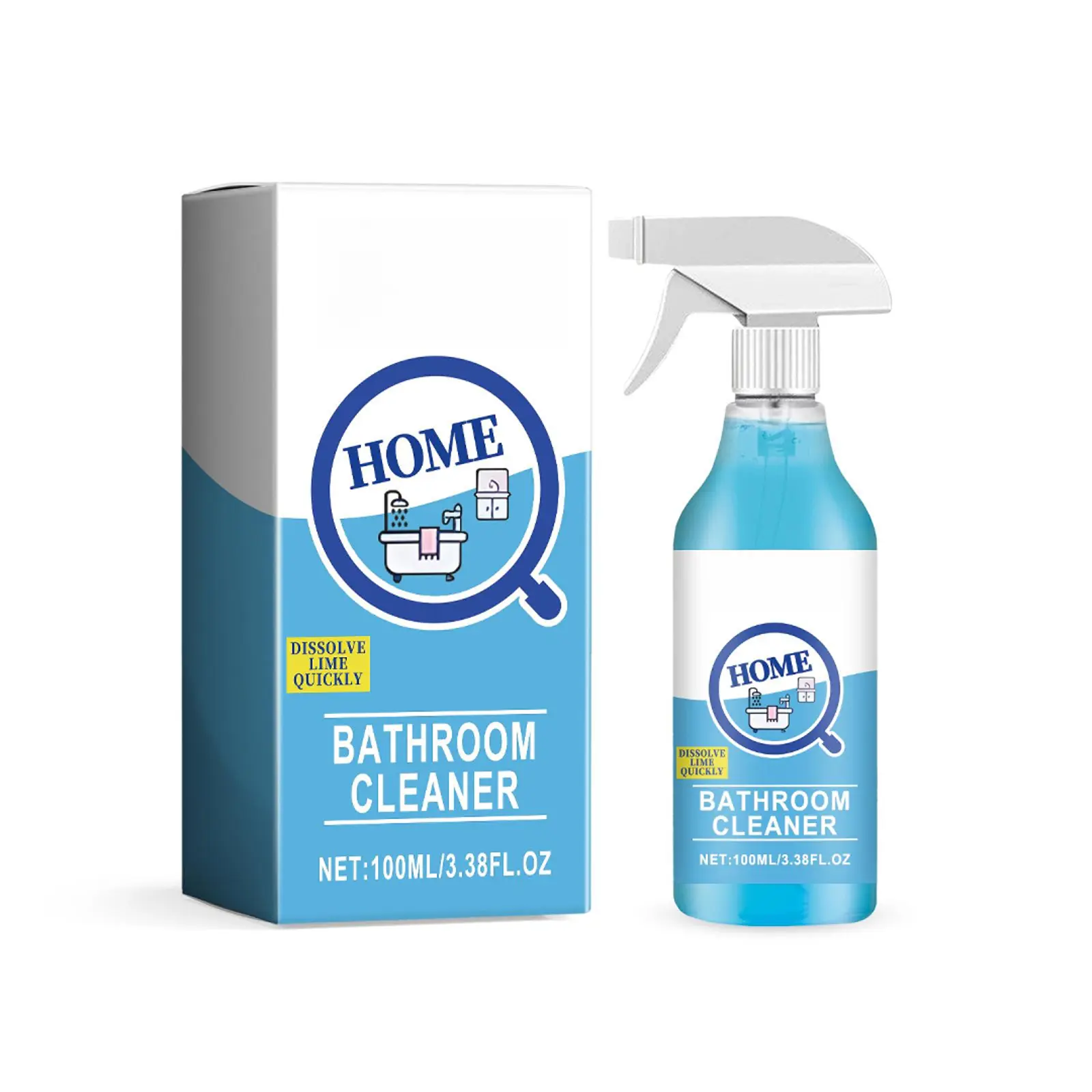 Viral Bathroom Descaler Magic Instant Limescale Remover Gentle No Scrub Toilet Wall Water Stain Cleaner TikTok Made Me Buy It
