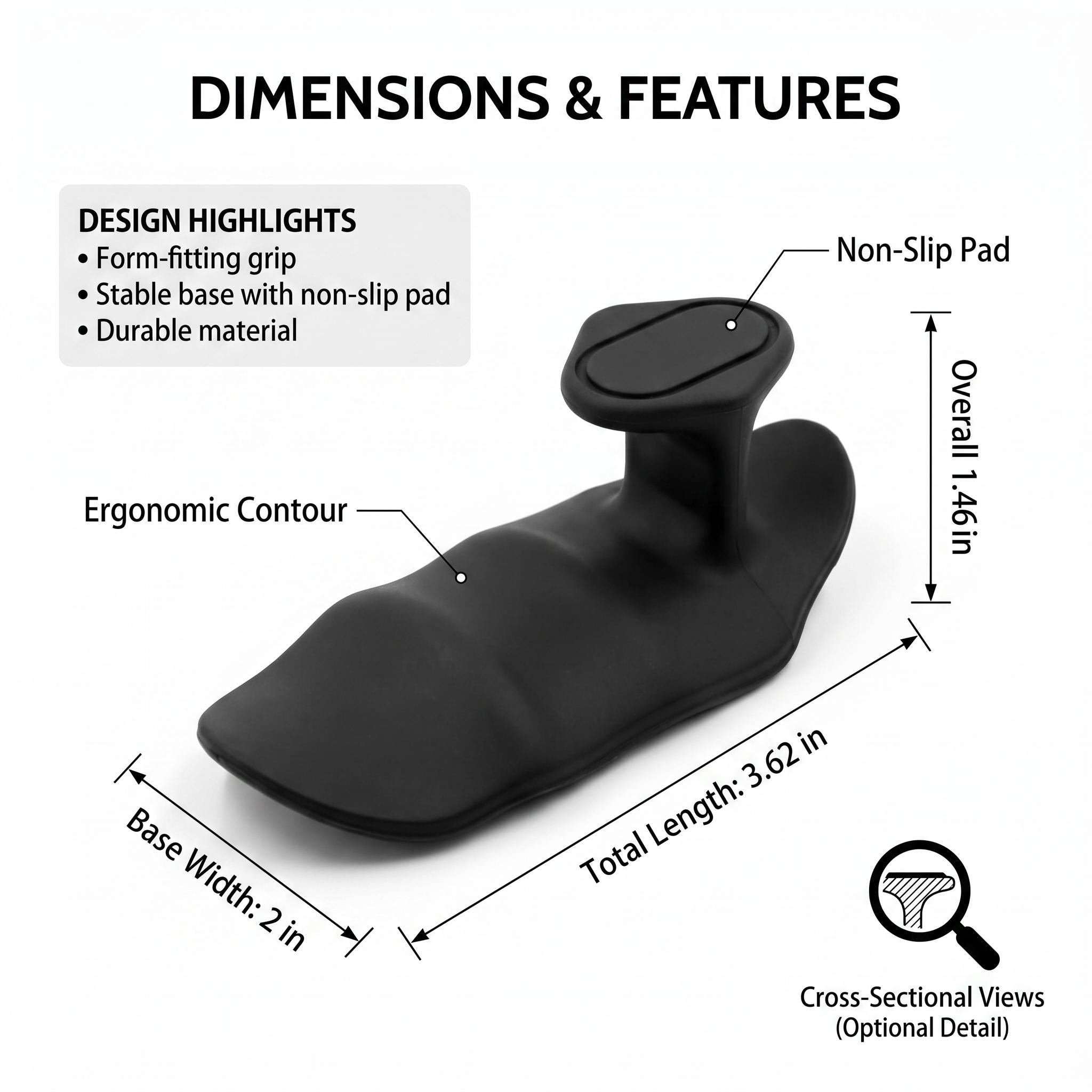 Unisex Anti-Slip Silicone Gym Grip Pads - Palm-Fit Shape Weightlifting Accessories with Palm Protection, Portable Storage Case, Suitable for Dumbbells, Pull-Ups