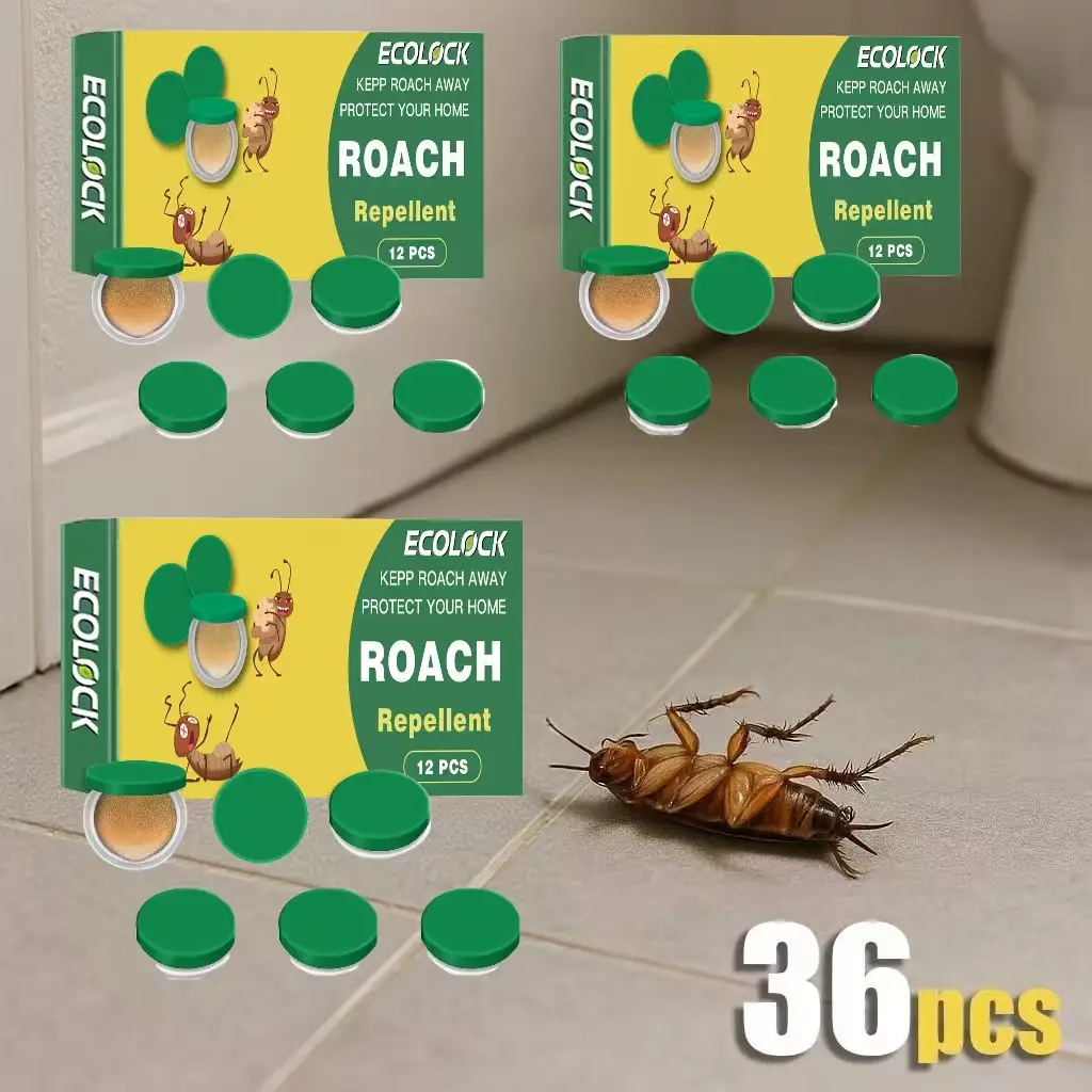Household Strong Cockroach Exterminator Gel & Roach Control Solution Set with Rat Repellent Pouch - Insect Control, Bug Repelling, Pest Repellent for Cockroaches, Indoor-Outdoor Home Kitchen Use, Cockroach Pest Control