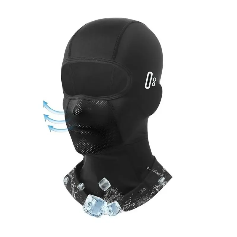 Yeomoo Summer Cooling Balaclava with Glasses Holes - Sun Protection Shiesty Ski Mask for Men & Women - Breathable Mesh Face Mask for Motorcycle, Cycling, Work & Outdoor