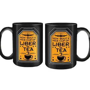 Liber-Tea Helldivers Mug Gift For Man Women Loves Game On Birthday Funny Morning Cup Of Liber-Tea Coffee Cup Gift For Game Lover Helldivers Taste Democracy Mug Gifts How Bout A Nice Cup Of Liber-Tea Mugs