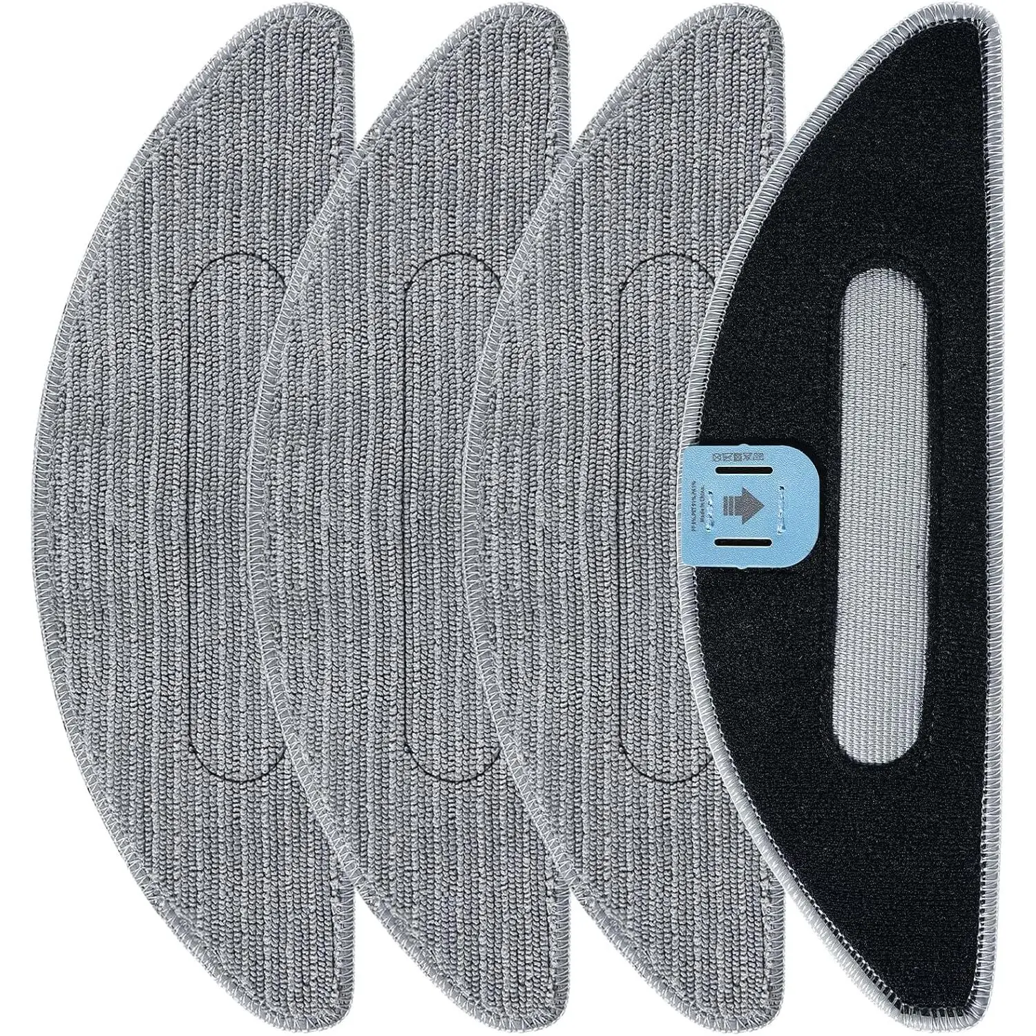 4 Pack Replacement Mop Pad Compatible with   Combo i5+/ i5/ j5+/ j5 Robot Vacuum and Mop, Washable &  Microfiber Cleaning Pads