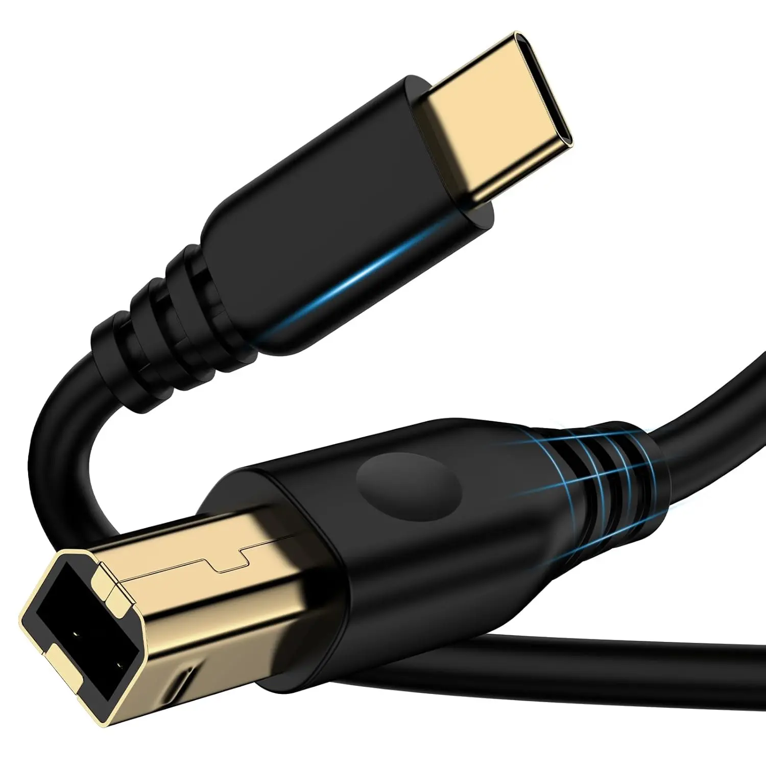 USB C Printer  6FT Type C to USB B Printer Cables,High-Speed Scanner Cord for MacBook Pro,Laptop,    Epson Brother,USBC MIDI  for Yamaha Casio Digital Piano,MIDI Controller
