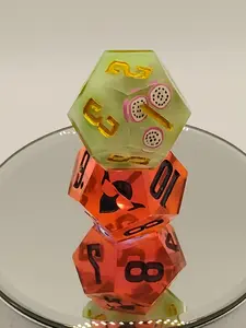 Daggerheart Twin d12: Bloodfruit Bond Dungeons and Dragons Dice