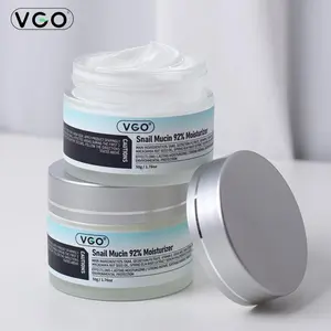VGO 92% Snail Mucin Essence Moisturizer – Snail Filtrate Hydrating Gel Cream with Niacinamide (B3), Lightweight Oil-Control Moisturizer, Deep Hydration for Dry and Sensitive Skin, Helps Improve Skin Comfort, Daily Facial Moisturizer