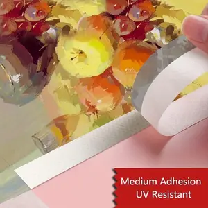 DIY Tape Masking Paper Tape, Painting Cover Up Adhesive Art Professional Supplies Sketch Watercolor Leave White Masking Tape, Hand Tear Paper Adhesive Cloth Art Painting Supplies