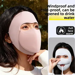 Winter Aesthetic Full Face Cover |   Cozy Thick Warm Mask for Cold Weather Style