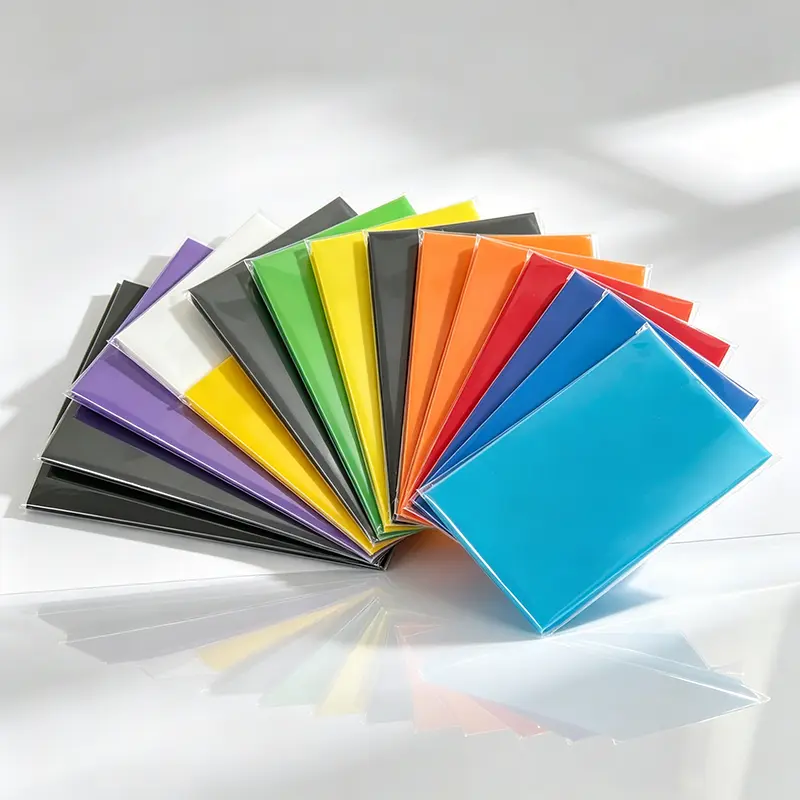 200Pcs Matte Card Sleeves 63x88mm Standard Size Acid-Free Anti-Scratch Protector for TCG Trading Cards photocard Clear Soft Plastic Toploader