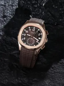 ANTHONY Men's Business Casual Quartz Watch, Stainless Steel Case, Round Dial, Sapphire Crystal Glass, Folding Buckle Closure, All Seasons