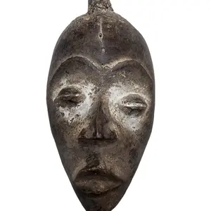 Antique African Dan Mask from Cote d'Ivoire Ivory Coast West African Ceremonial Mask Acquired from Salaga Market Authentic Artwork