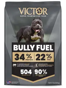 VICTOR Bully Fuel, Dry Dog Food, 15-lb