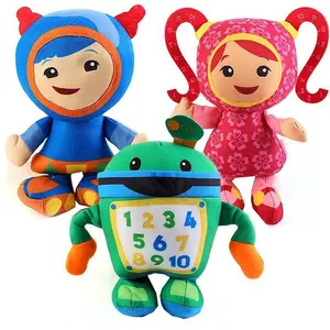 1/3pcs Team Umizoomi Plush Toy Bot MILLI Geo Stuffed Doll Educational Soft Figure Gift for fans Birthday Christmas 22cm