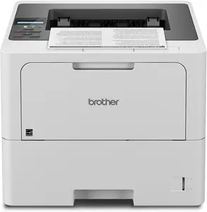 Brother HL-L6210DW Professional Monochrome Laser Printer 50 ppm Output, 520-Sheet Tray, Wireless Networking, Advanced Security, Duplex Printing