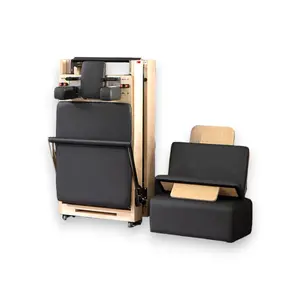 Kalm Pilates Portable and Foldable Reformer Machine with Equipment