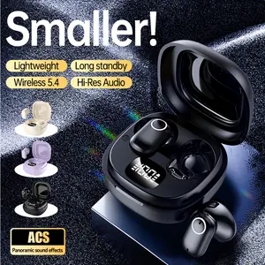 Acer OHR501 Wireless Audio Earbuds, Semi-in-ear Design Noise Cancelling Headphones, Powerful Customized Sound, Headset for Commute, Sports Electronic Clear Call Beige