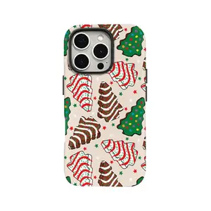 Christmas phone cases with patterns such as candy, Christmas tree, snowman, gift box, etc. are suitable for iPhone 17, 16 Pro Max, 15 Plus, 14, 13, 12, 11, XS and Samsung S24, S23, A55, A54, Pixel 9, which are very suitable for giving to friends.
