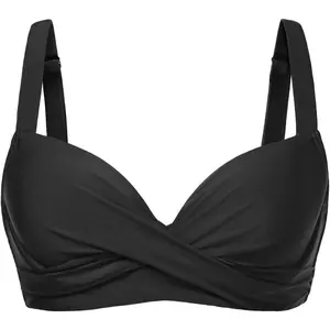 Women Underwire Bikini Top - Push Up Swimsuit Top Bra Padded Bathing Suit 2025 Twist Front SwimwearGift
