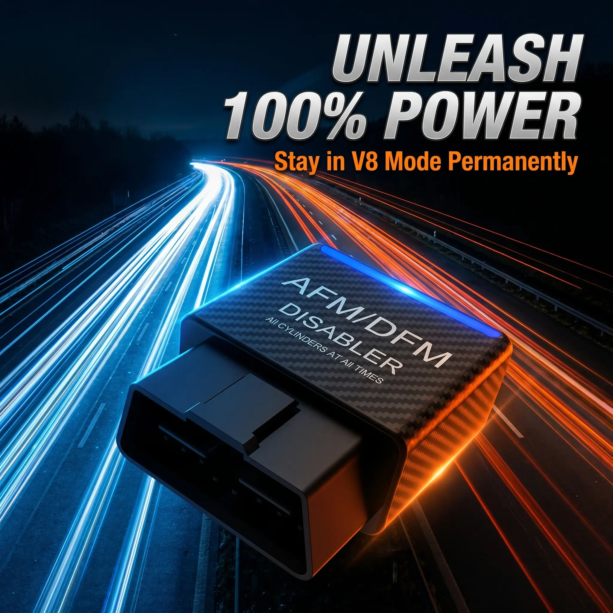 AFM/DFM Disabler Vehicle Accessories, 2006-2022 Upgrade Plug-in OBD-II Port Device for V6 & V8 GM Motors, ECU Reset, Full Power Function, Car & Auto Parts Accessories Compatible with Chevy 5.3 Silverado, GMC Sierra, GMC Yukon, Cadillac Escalade