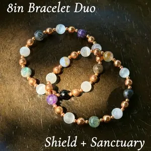 Empath’s Essentials - Intention Based Copper and GENUINE Crystal Bracelets offering Energetic Protection & Inner Reconnection