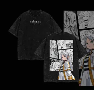 Retro Vintage Limited Frieren Beyond Journey’s End Tshirt, Frieren Tee, Anime Double Printed Washed Tshirt, Oversized Anime Manga, Frieren Merch , Frieren Fan