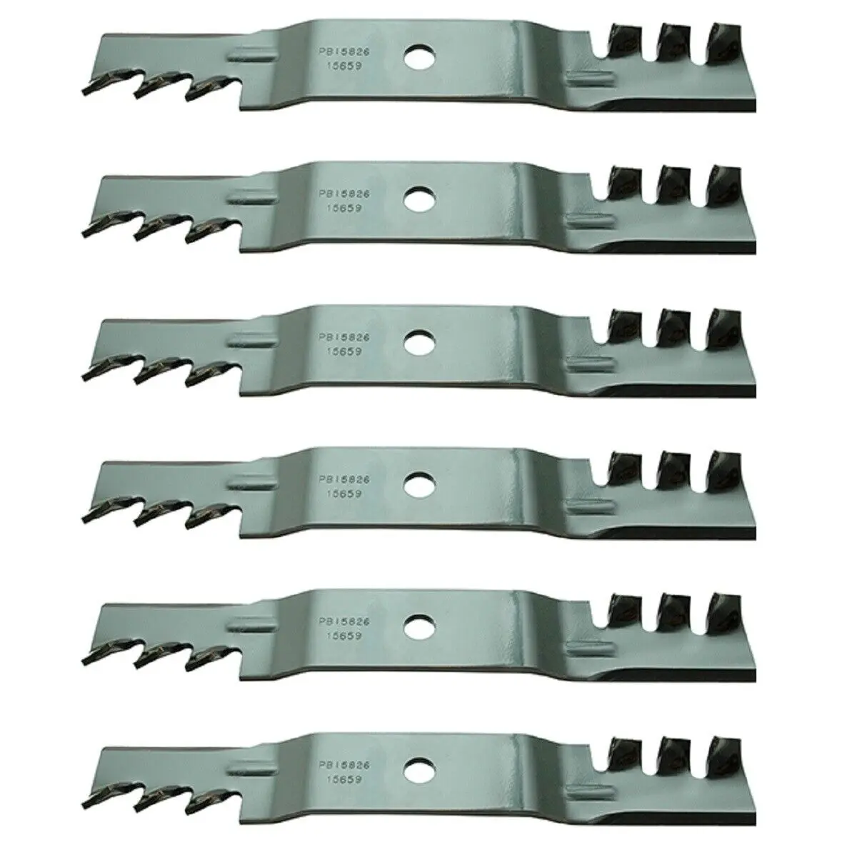 6 Mulcher Blades fit Replacement for Cub Cadet 942-04417-X 02005017-X Tank 48 Recon 48 M48 Tank
