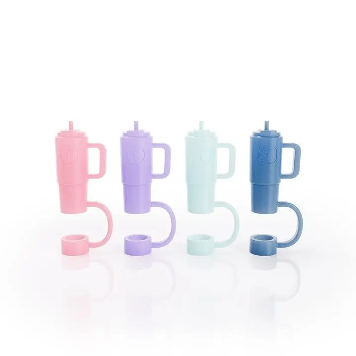 Tupperware® Silicone Straw Toppers for big T Tumbler | Set of 4