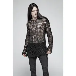 Doom Metal Shredded Sweater Top [Unisex]