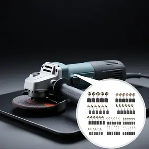60pcs Carbon Motor Brushes, Electric Motor Carbon Brushes 10 Different Sizes, Power Tool Replacement Parts,Electric Motor Carbon Brushes Replacement for Different Types of Carbon Brush Motors